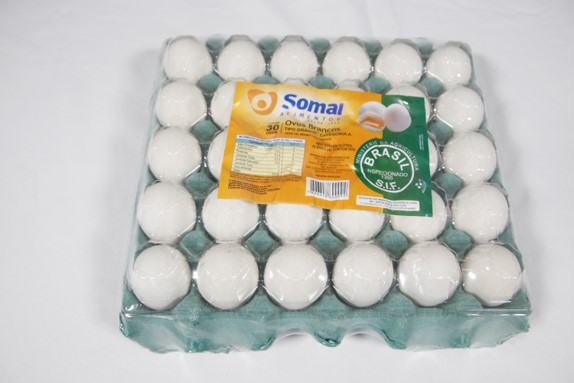 imagem produto Ovos brancos - 30 Unidades